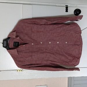 J. Crew Pink/Red Chambray Workshirt